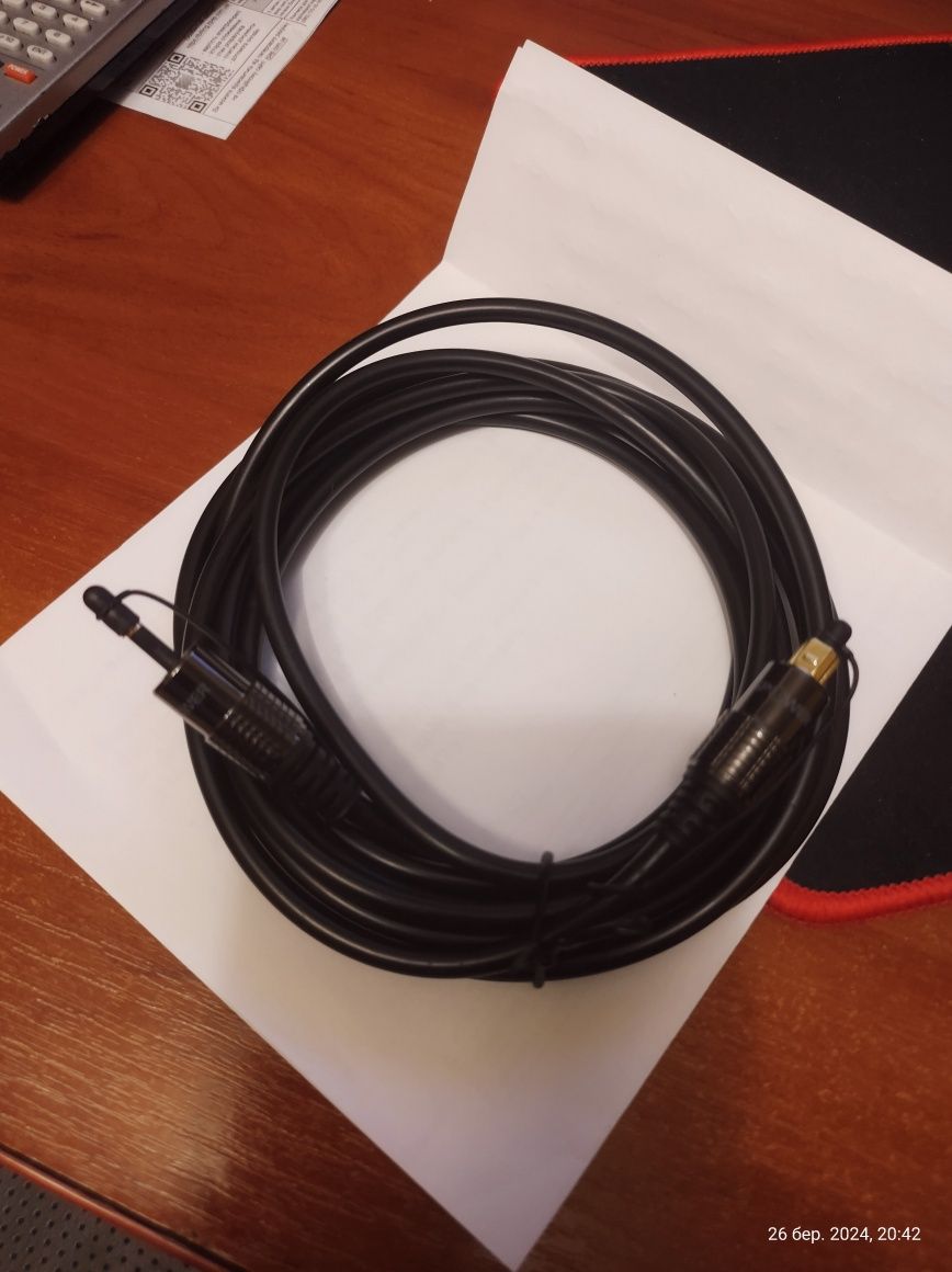 Аудиокабель FosPower Toslink to Mini SPDIF (3 метра)