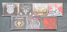 Japoński black/thrash metal Sabbat zestaw CD