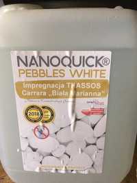 Nanoquick 7L impregnat kamienia otoczakow pebbles white