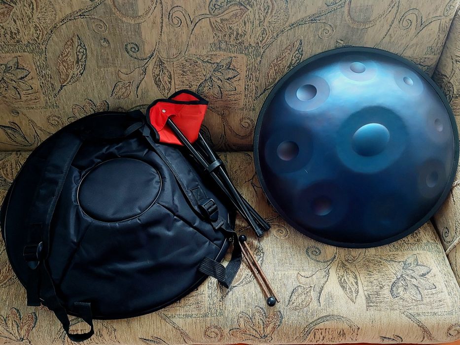 Zestaw Handpan 432Hz fioletowy niebieski