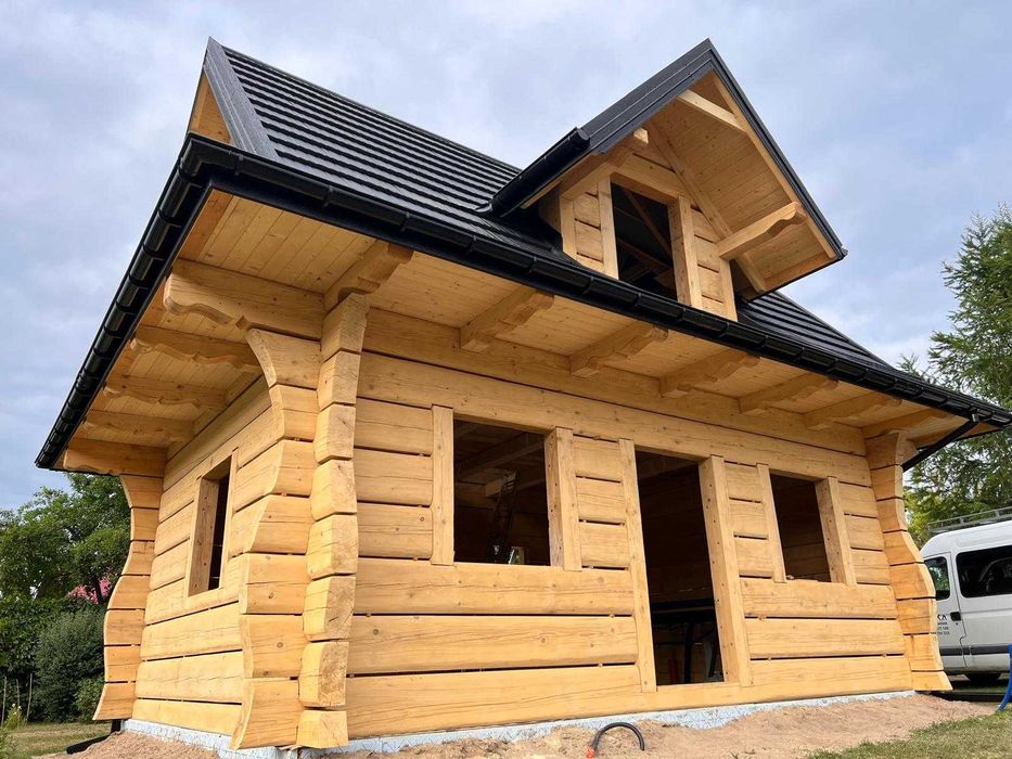 Domek z Bali Rekreacyjny Górski 5x7m 67m2 Mszenie
