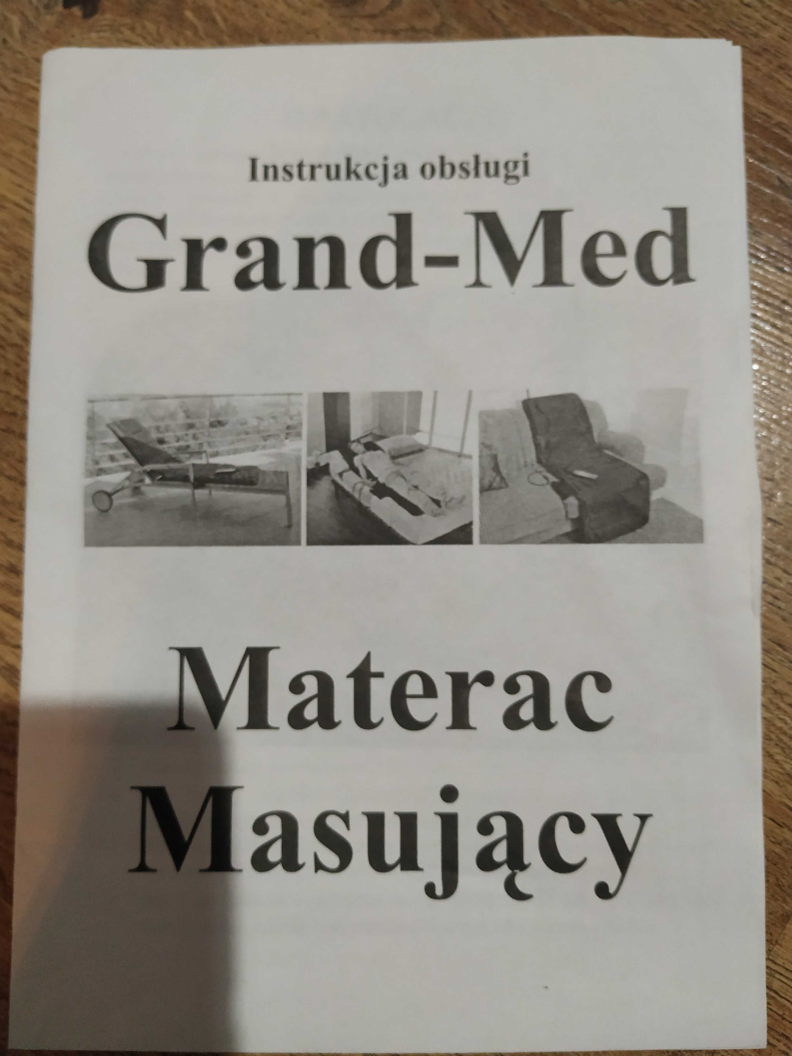 Materac masujący grand med