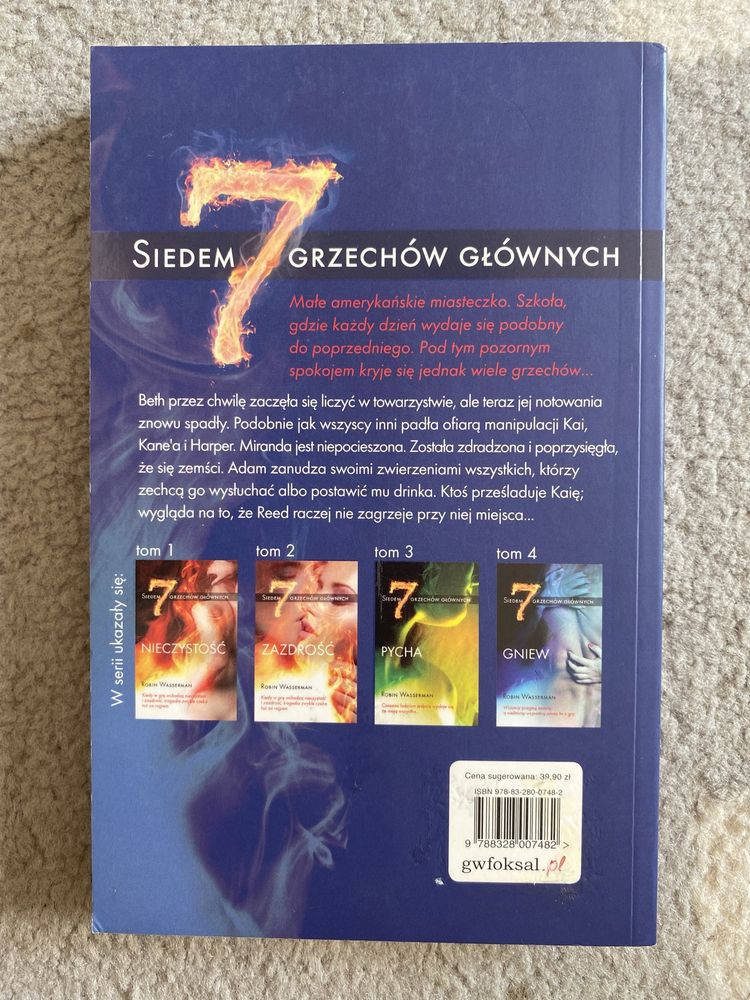 Robin Wasserman. Siedem grzechów głównych Gniew