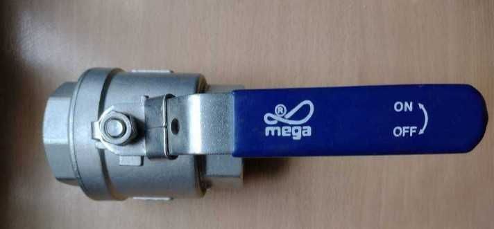 Zawór kulowy nierdzewny 2" MEGA