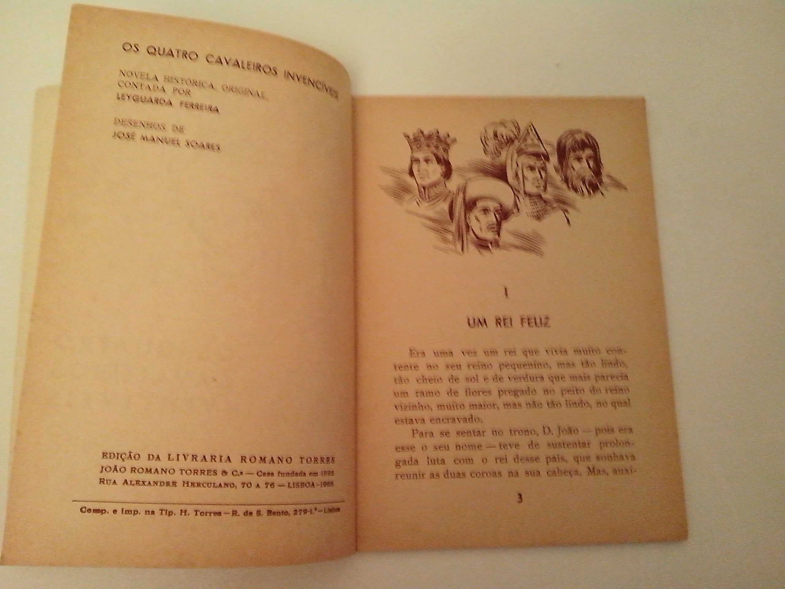 Livro " Os quatro cavaleiros invencíveis"