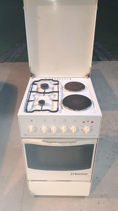 Kuchenka Mastercook - gazowa 2 palniki - elektryczna 2 palniki
