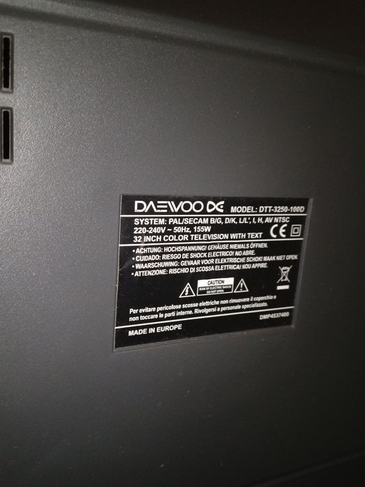 Daewoo neoSlim 76см кинескоп DTT-3250-100D 16:9