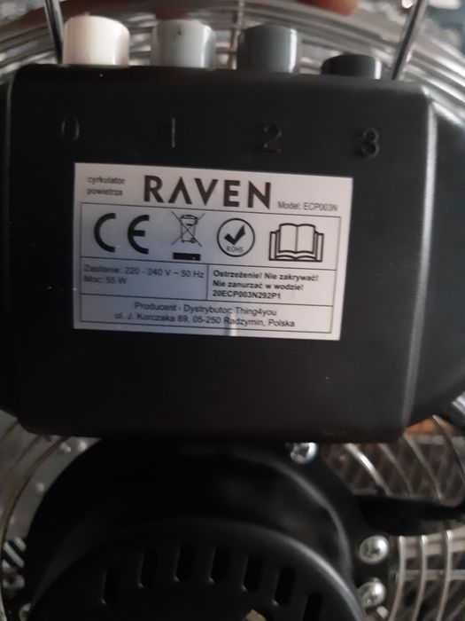 Wentylator wiatrak raven 55W