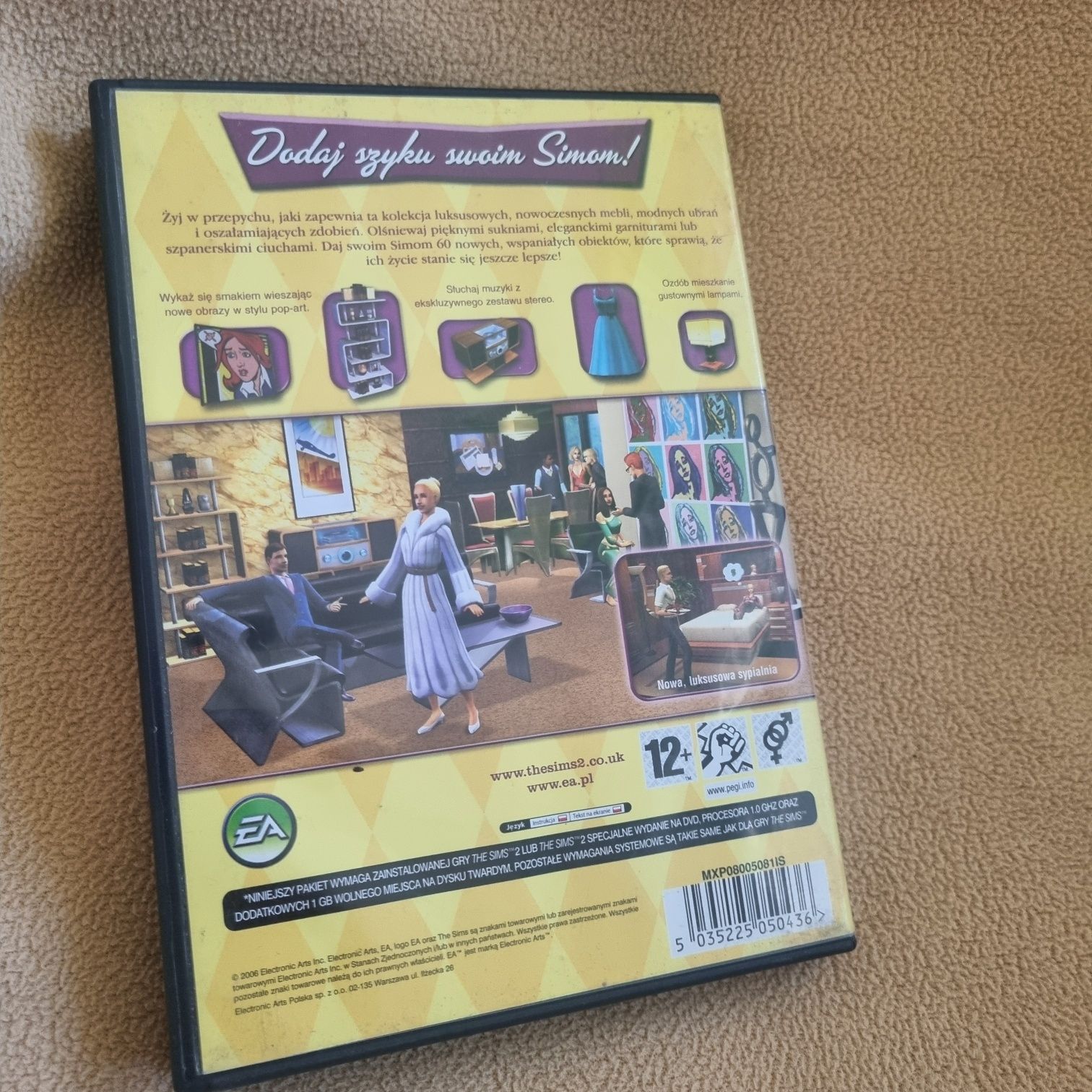 The Sims 2 Szyk i Elegancja PC Polskie wydanie