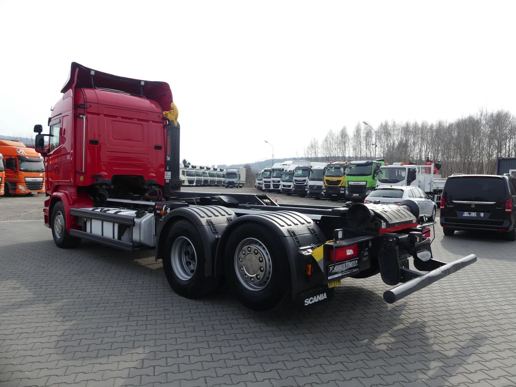 Scania R 490 / 6x2 / HAKOWIEC / HIAB MULTILIFT 18T / RETARDER /  Pełna dokumentacja UDT / Oś podnoszona i skrętna /