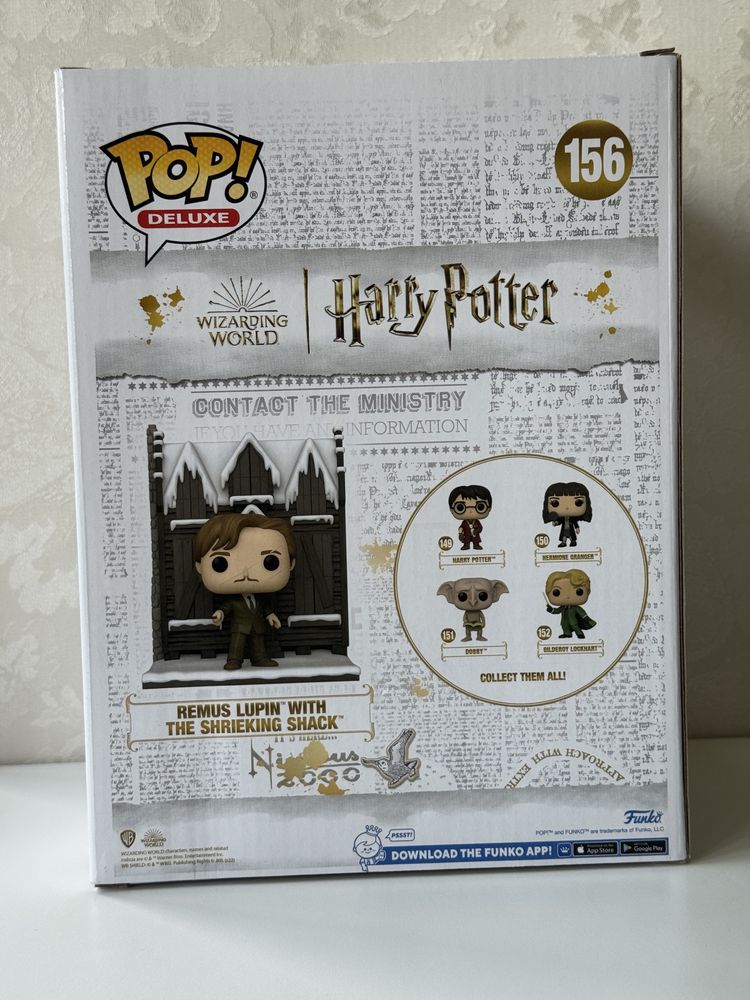 Funko Pop Deluxe Harry Potter Remus Lupin with The Shrieking Shack 156