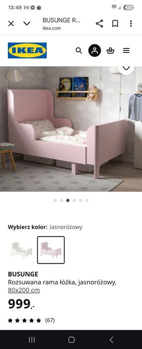 Łóżko ikea rosnące razem z dzieckiem