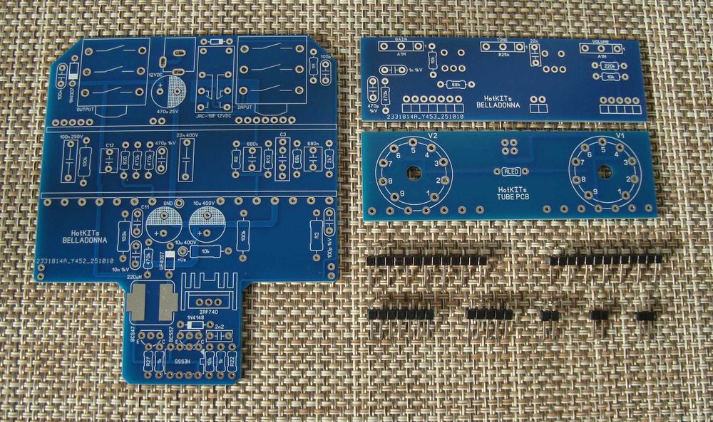Płytka PCB DIY - efekt overdrive lampowy do gitary elektrycznej