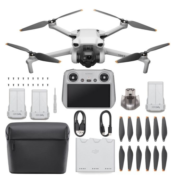 Na LEWARA Dron DJI Mini 3 Fly More Combo (DJI RC)