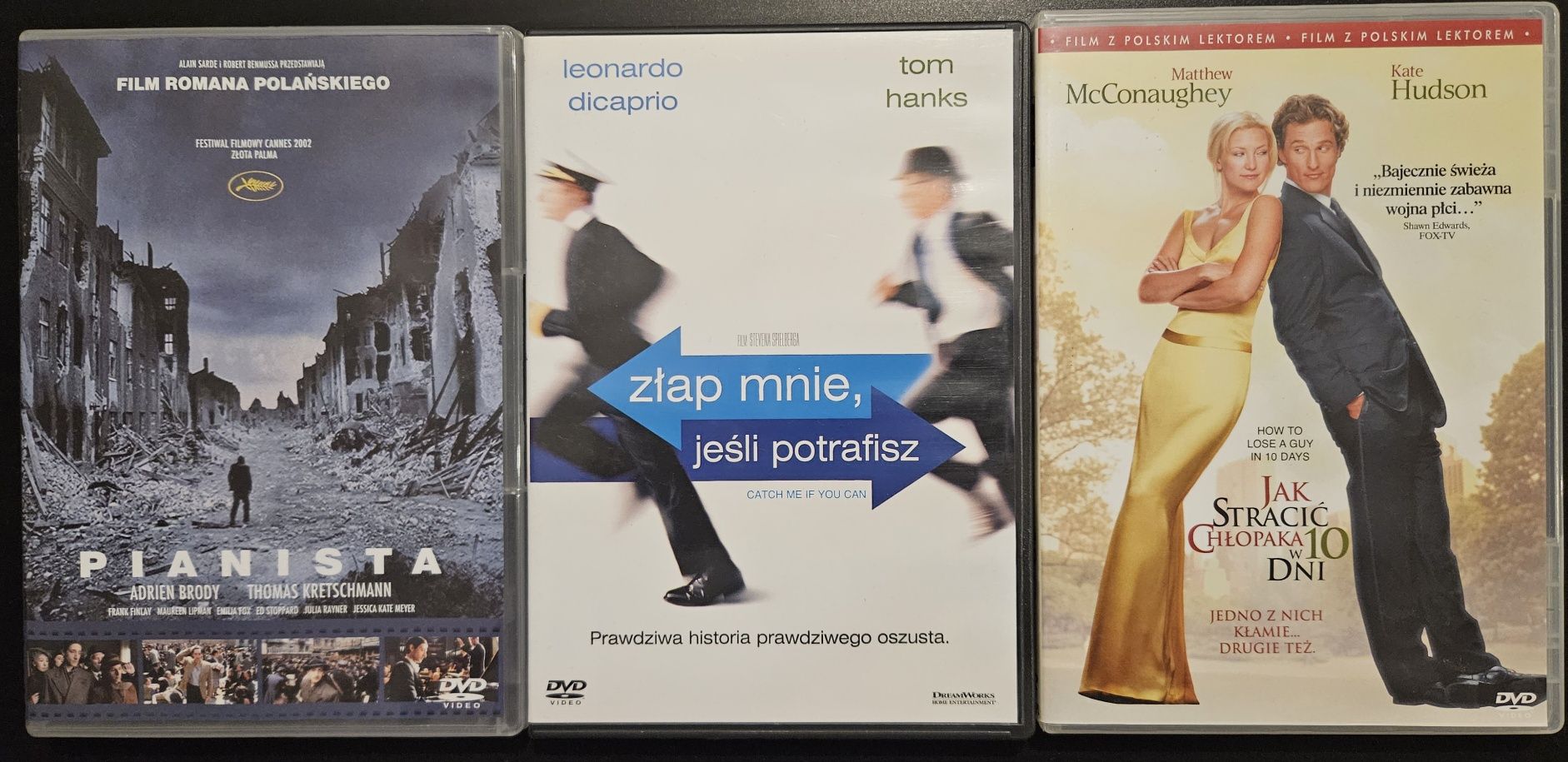 Zestaw filmów DVD