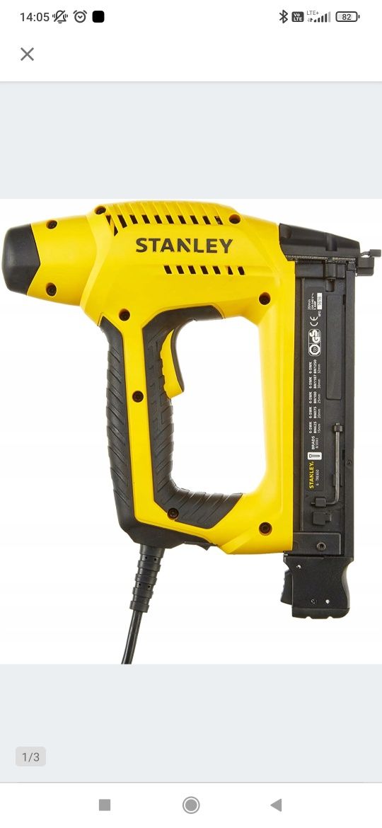 Gwoździarka Stanley 15-32mm nowa
