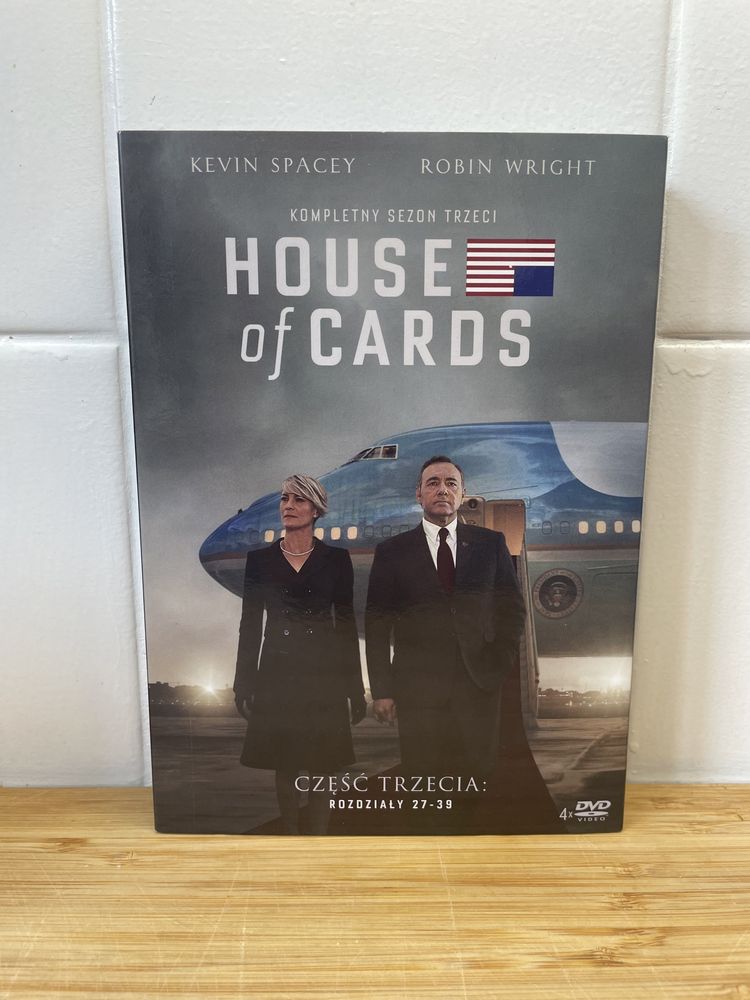 House of Cards DVD sezon 1,2,3