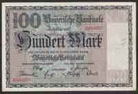 Niemcy Bawaria 100 marek 1922