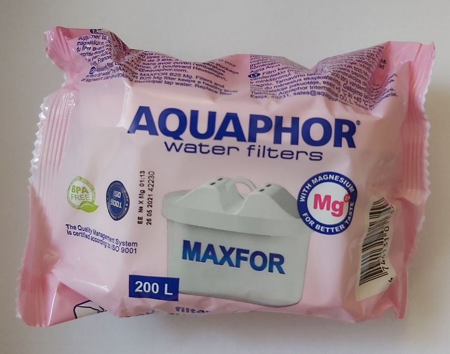 Zestaw filtrów Aquaphor wzbogacający wodę w magnez (4 szt.)