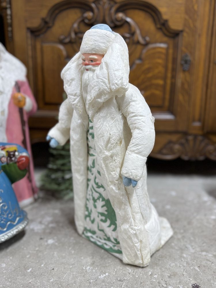 Дед Мороз из ваты. СССР, 1960-е годы. СССР ёлочные игрушки