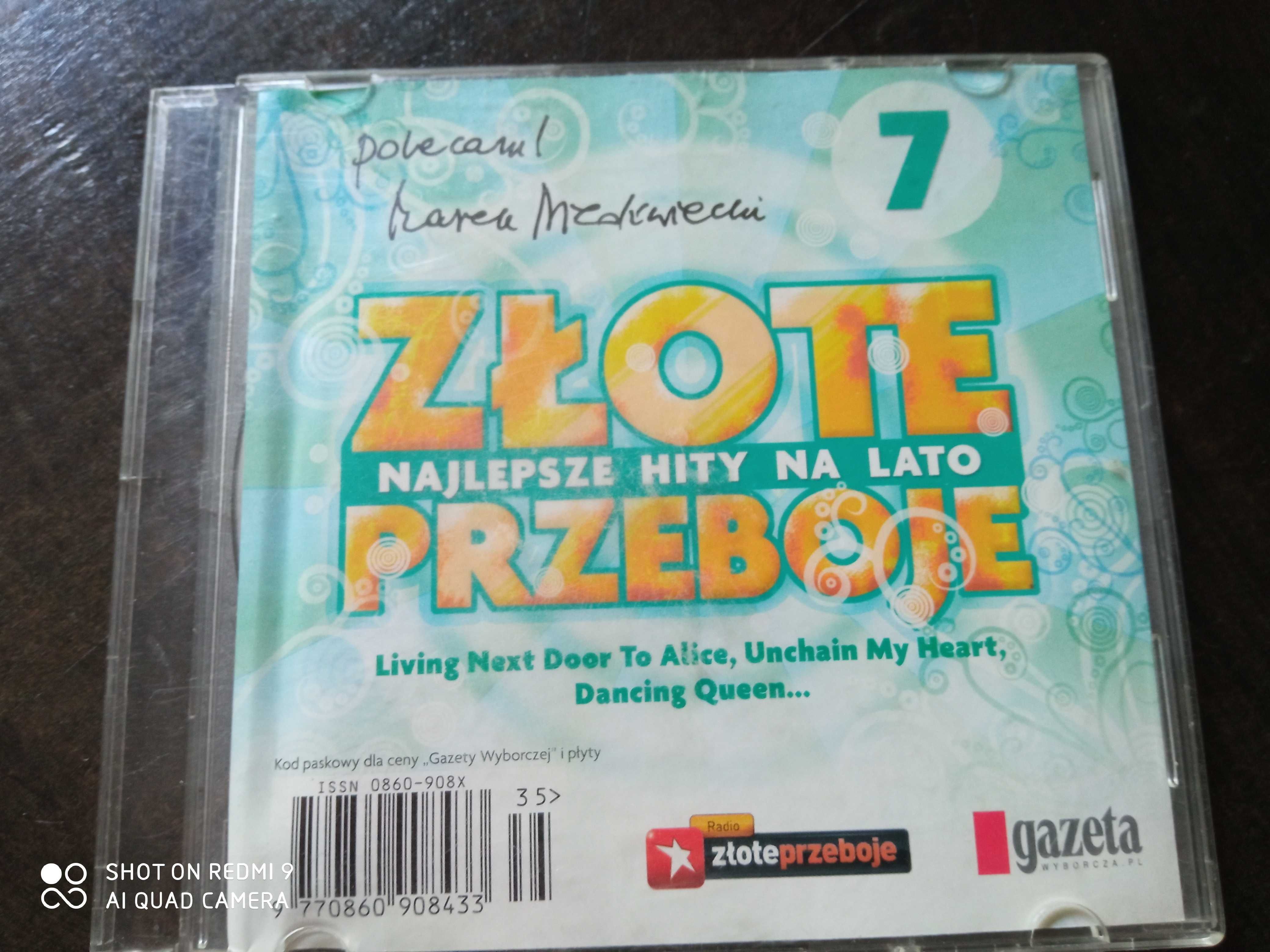 Płyta Cd Muzyka  Złote Przeboje Najlepsze Hity na Lato część 7