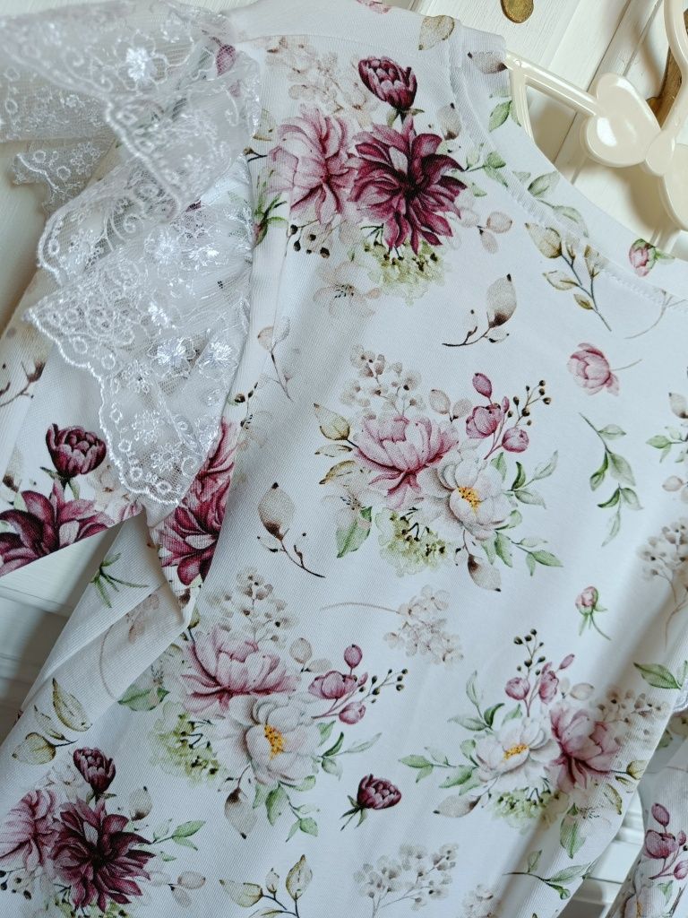 Bluzka z długim rękawem handmade