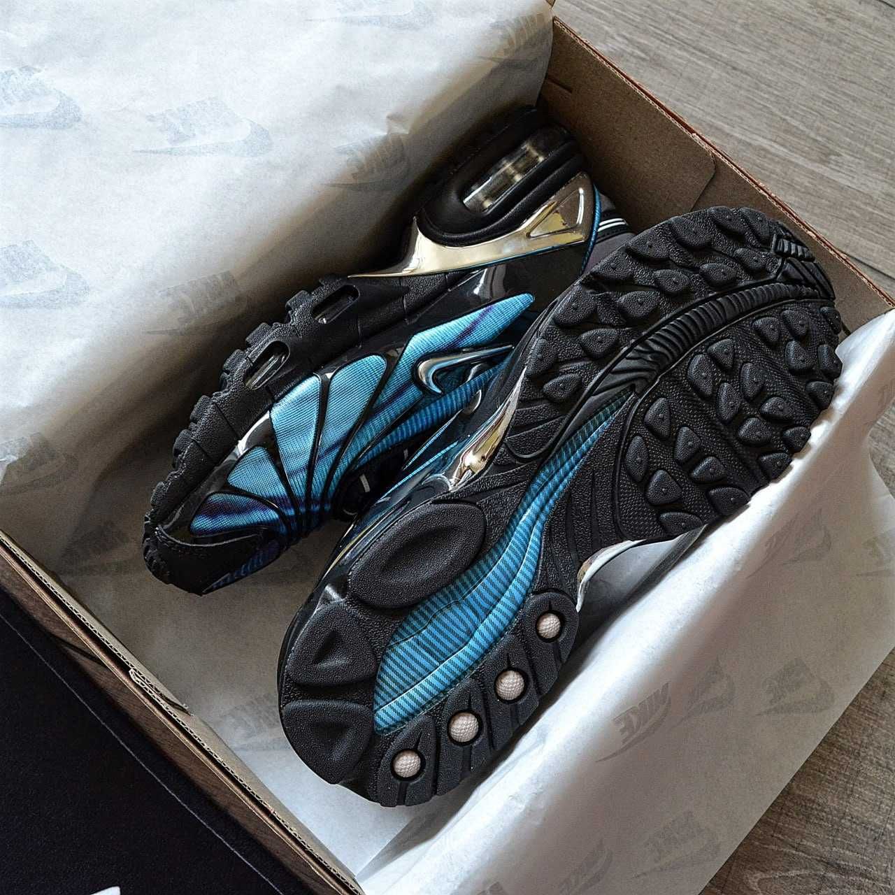 Чоловічі кросівки Skepta x Nіке Air Max Tailwind 5 блакитний 0625 ТОП