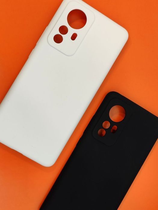 Чехол Silicone Case для Xiaomi 12 Pro силикон микрофибра качество