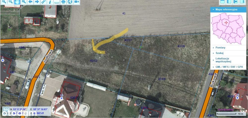 Atrakcyjna lokalizacja działki w Łysomicach