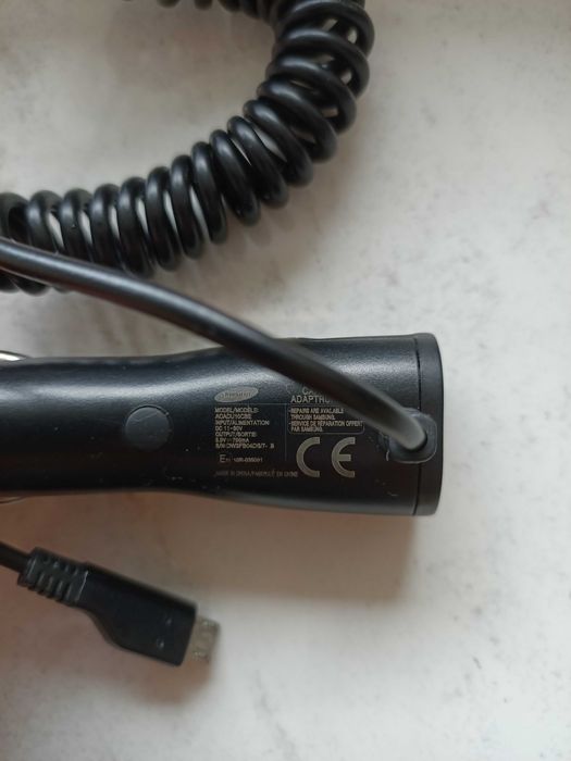 Oryginalna ładowarka samochodowa Samsung z kablem microUSB. Jak Nowa