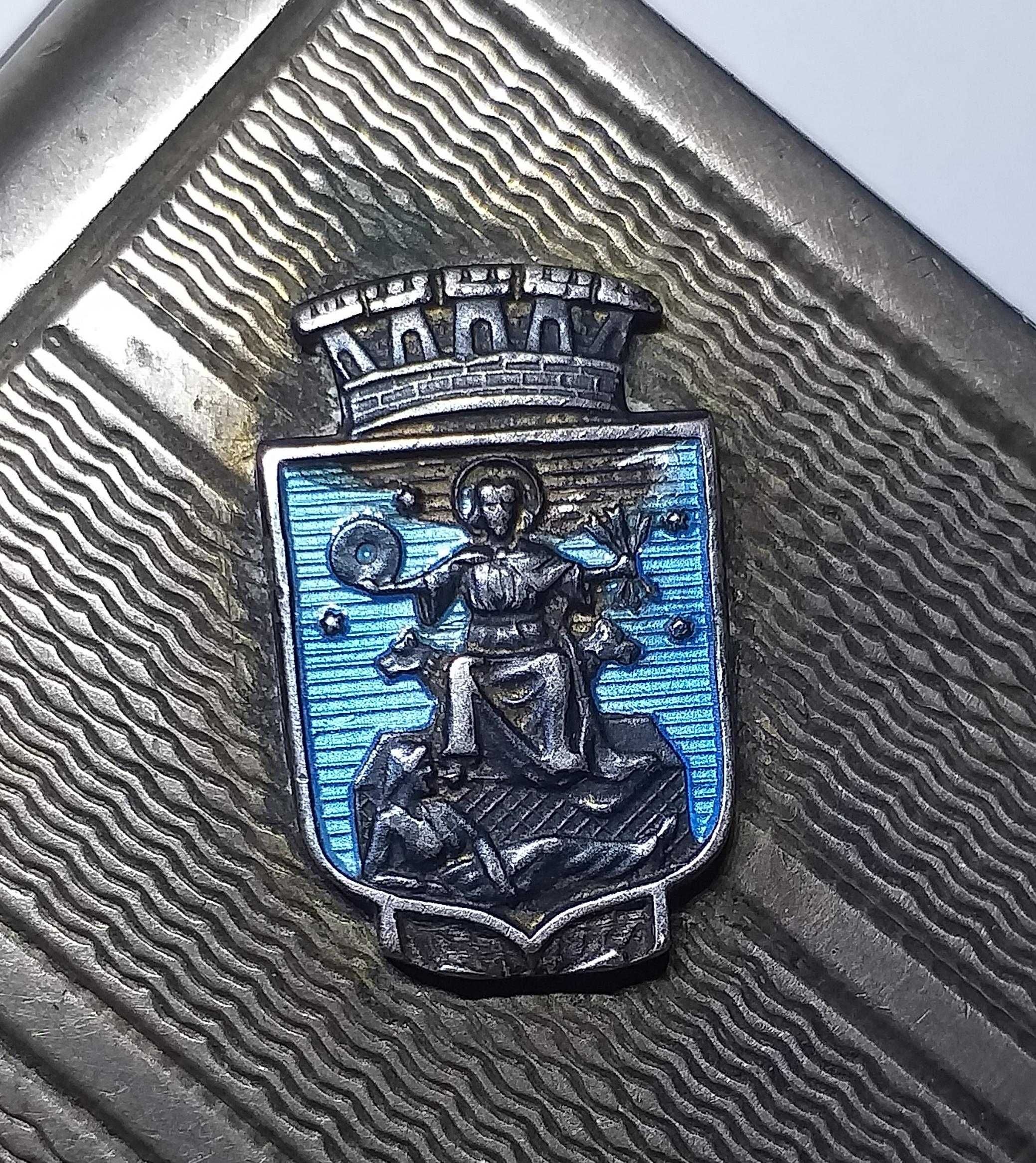 Papierośnica przedwojenna srebro 144 gram.