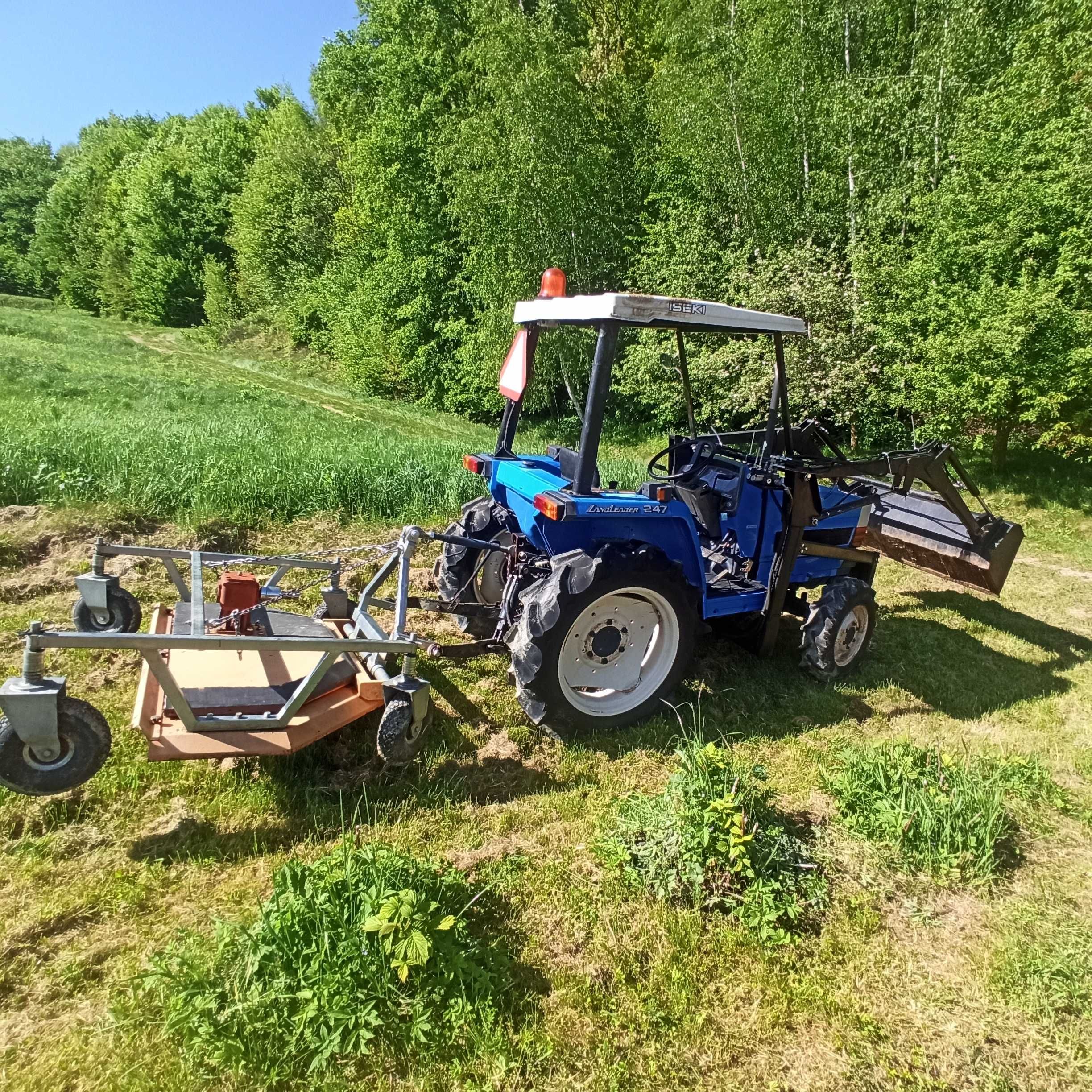 Traktorek Ciągnik Ogrodniczy ISEKI Land Leader 247 24km Tur + kosiarka