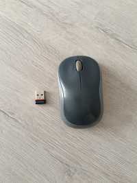 Мышь беспроводная Logitech m185 USB серая