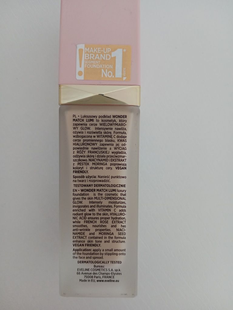 Eveline Wonder Match Lumi Podkład Rozświetlający 15 Natural Neutral