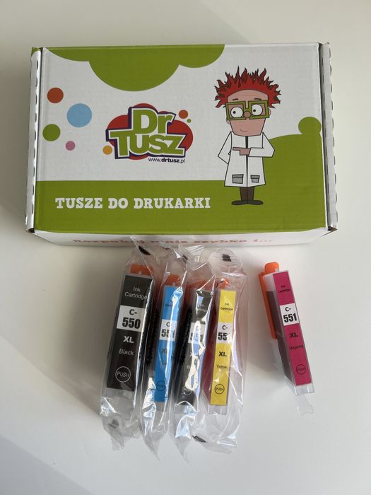 Tusze Zamienniki PGI-550/CLI-551 CMYK do Canon (6509B013A) (komplet)