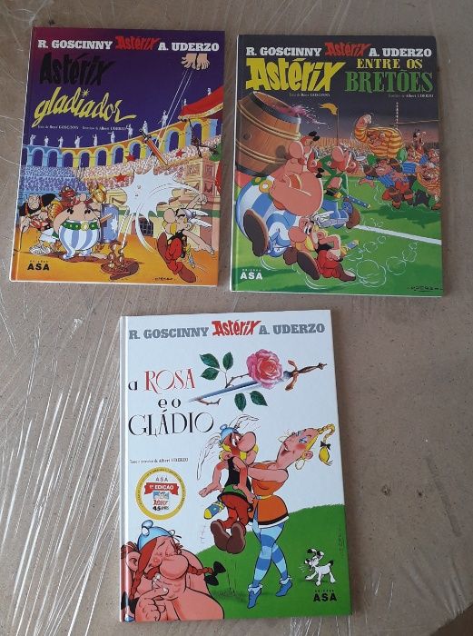 Livros Asterix capa dura - 1.ª edição da Asa