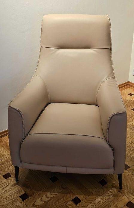 Kanapa Kler Capriccio, skóra i "elektryka"+2 Fotele Kler Alto, skóra