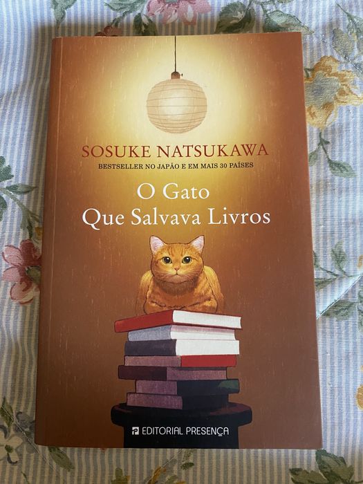 Livro “ o gato que salvava os livros”