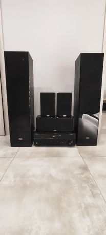 Kino domowe Yamaha RX-V473 5.1 plus zestaw głośników Prism
