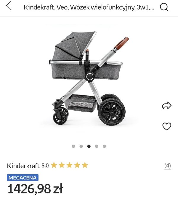 Wózek 3w1 Kinderkraft