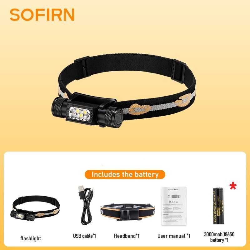 SOFIRN H25LR red\H35R -red\H35B (H05B)-red\H25S\H25L - з АКБ 3000ma