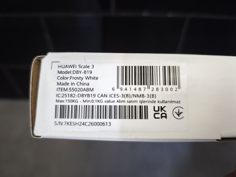 Balança HUAWEI Scale 3 Bluetooth Edition