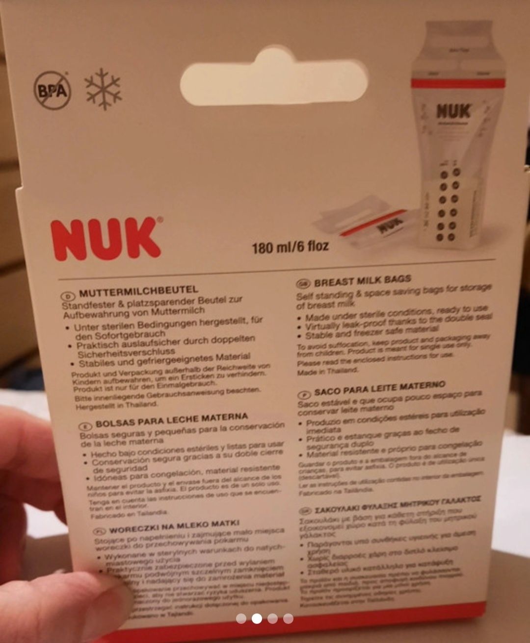 Sacos de armazenenamento NuK