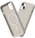 RhinoShield SolidSuit iPhone 15 Plus Shell Beige MagSafe 3,5m