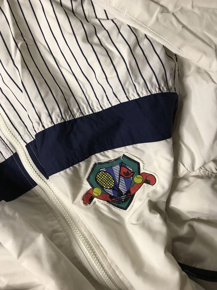 Adidas White Vintage Jacket