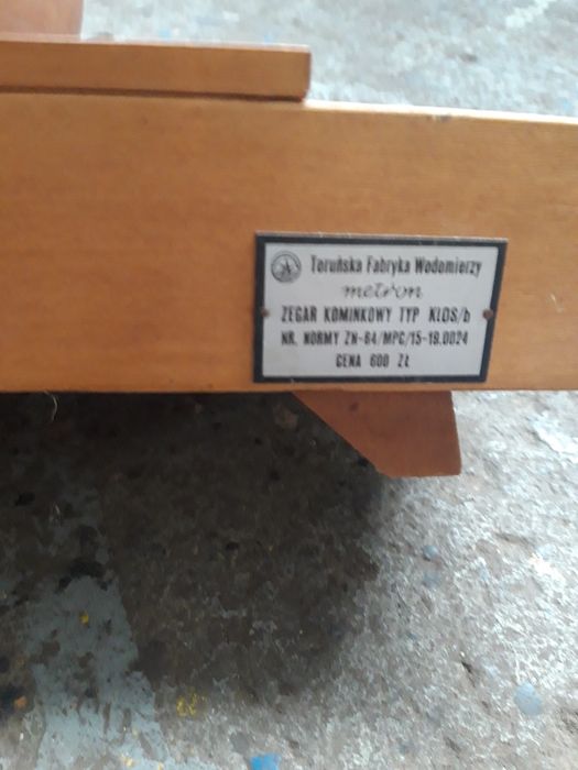 Zegar kominkowy, kłos, metronom, zegar