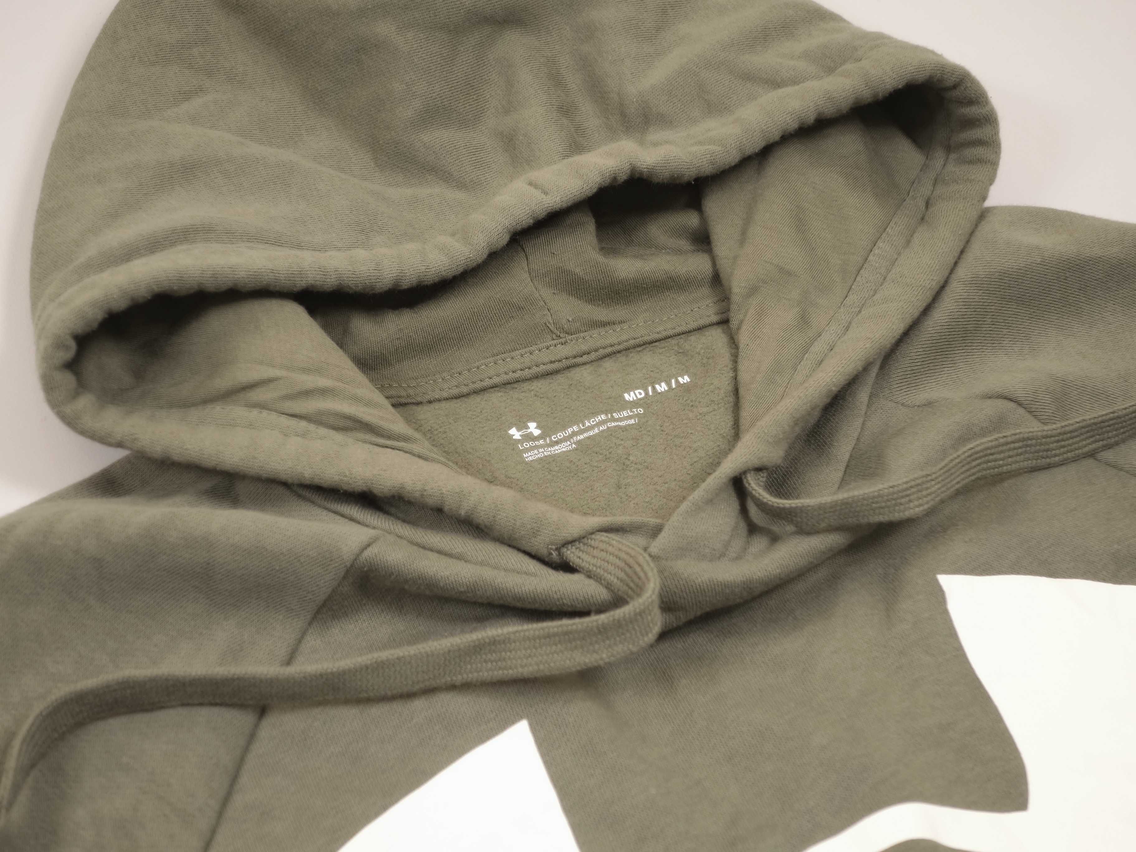 Under Armour Rival Fleece Lgo Hoodie marine bluza męska z kapturem M/L