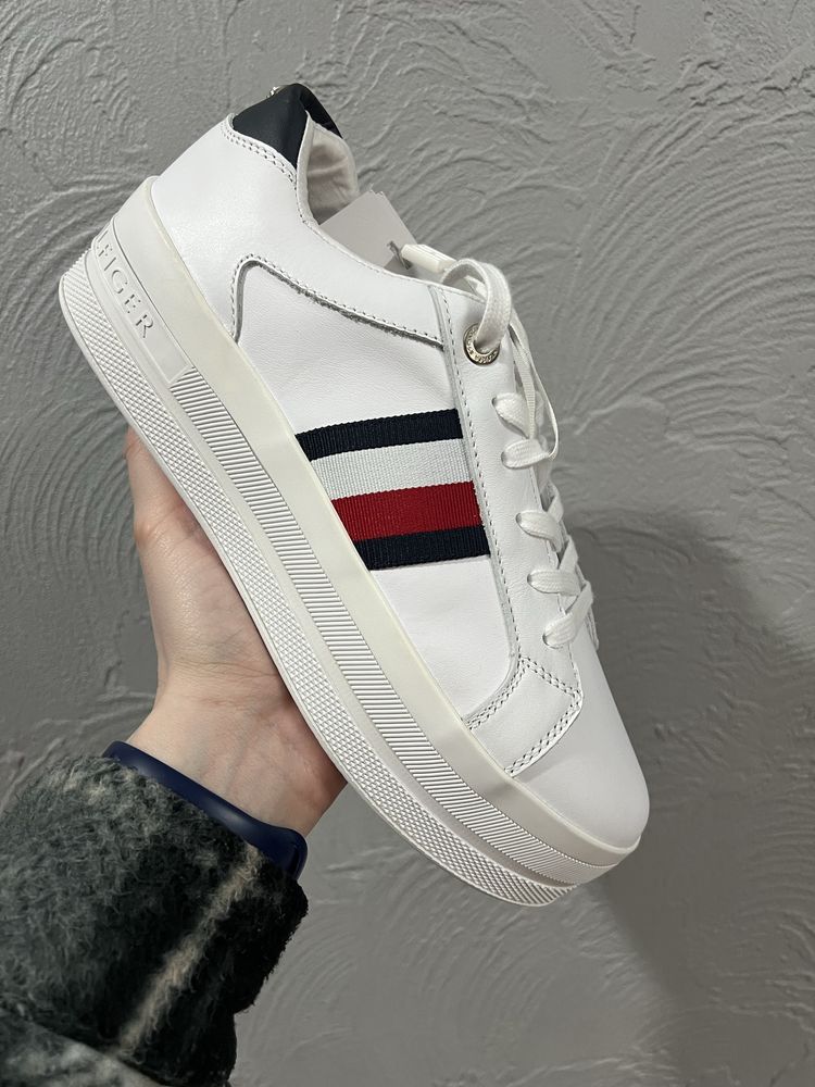 Оригінал ! Кросівки/кеди Tommy Hilfiger Th Webbing Platform Cupsole