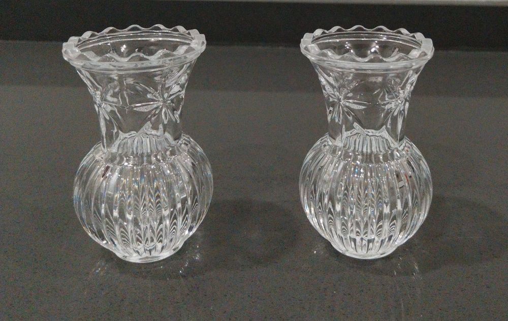 Peças em vidro e cristal