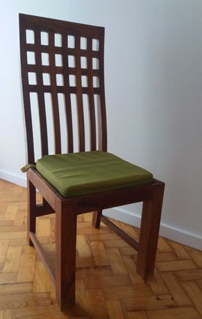 Cadeira design madeira maciça teka